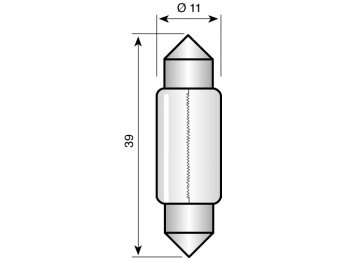 12V 3W S8.5 11x39